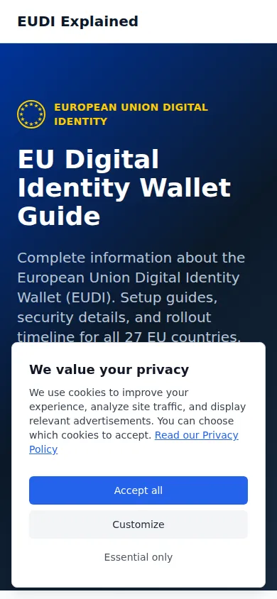EUDI Explained mobile