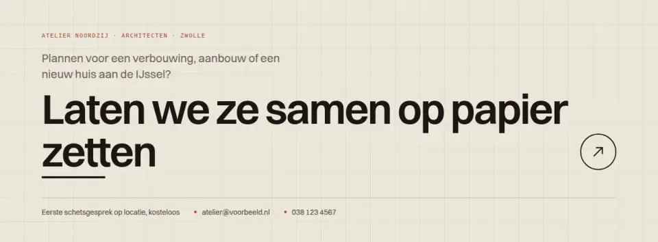CTA met zin als link