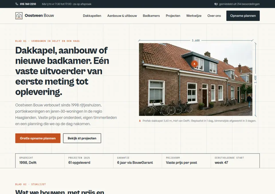 Oostveen Bouw · renovatie en verbouw, Delft