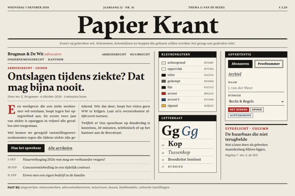 Papier Krant