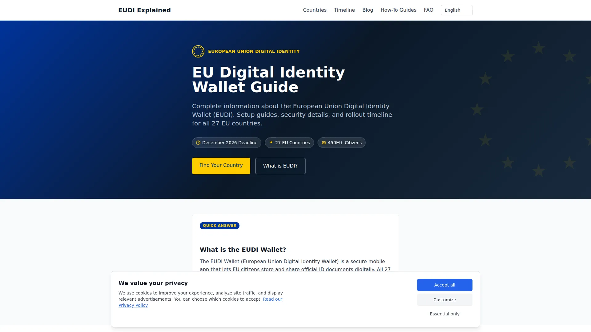 EUDI Explained