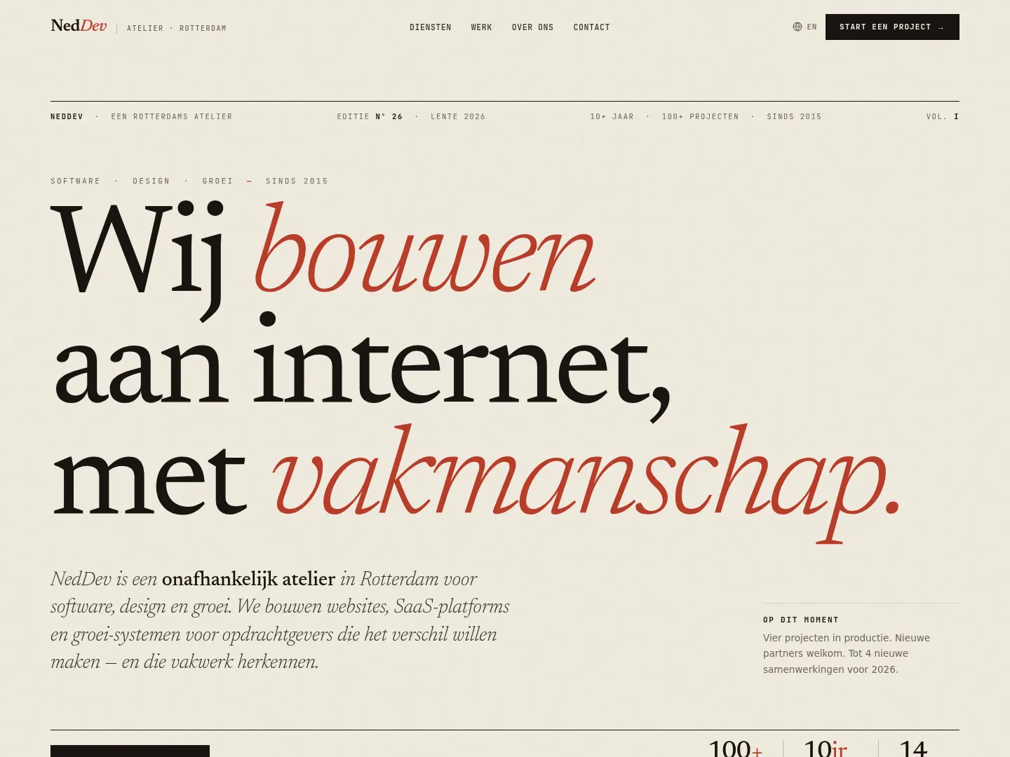 NedDev® Our own flagship agency website