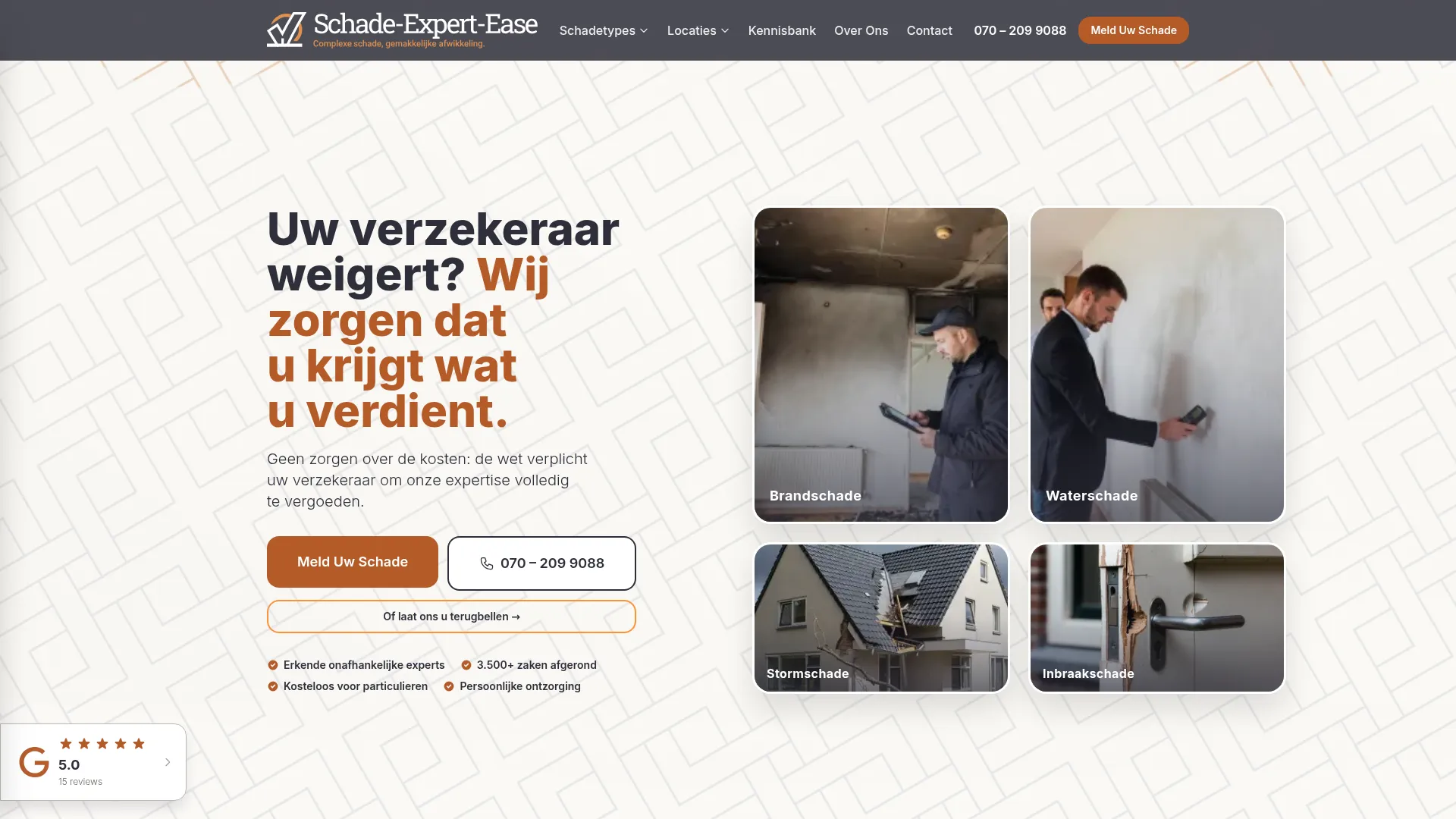Schade Expert Ease Counter-expertise client-acquisition site